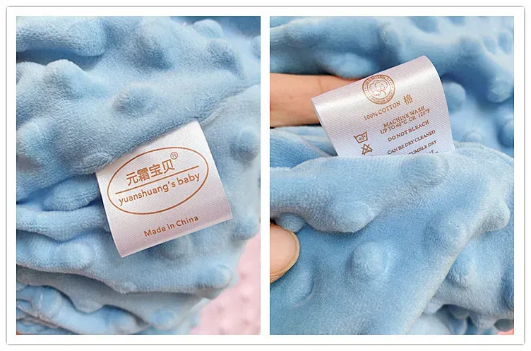 Soft Warm Bubble Fleece Baby Crib Bed Sheet Set - Cozy Newborn Bedding Linen Cover Blanket for Winter, Toddler Stroller Use, Bath Towel showcase 7
