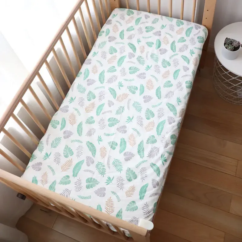 100% Cotton Baby Crib Fitted Sheet - Soft Breathable Mattress Cover for Newborns & Toddlers, Fits 130x70cm Cots, Customizable Sizes Available showcase 9