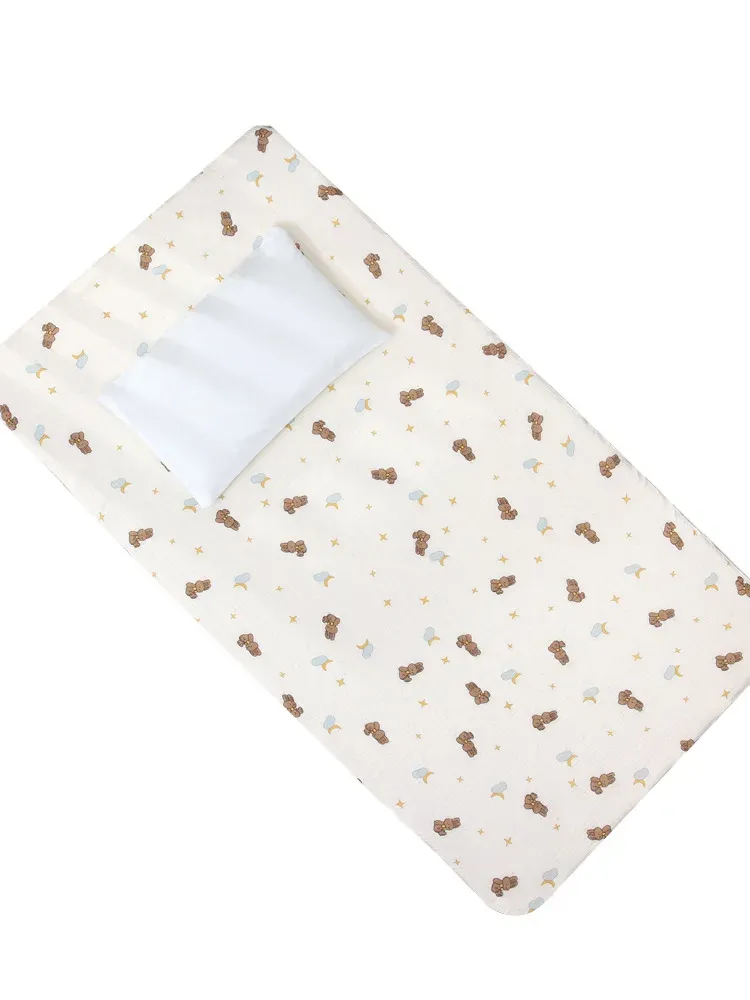 Soft Microfiber Fitted Crib Sheet for Boys & Girls - Breathable, Hypoallergenic, Easy Fit for Standard Crib & Toddler Mattresses - Gentle Baby Bedding thumbnail 4
