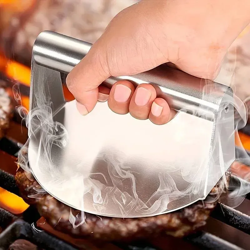 Heavy Duty Stainless Steel Smash Burger Press, Non-Stick Patty Maker Mold for BBQ Grilling, Professional Kitchen Tool for Restaurants and Home Cooks showcase 2