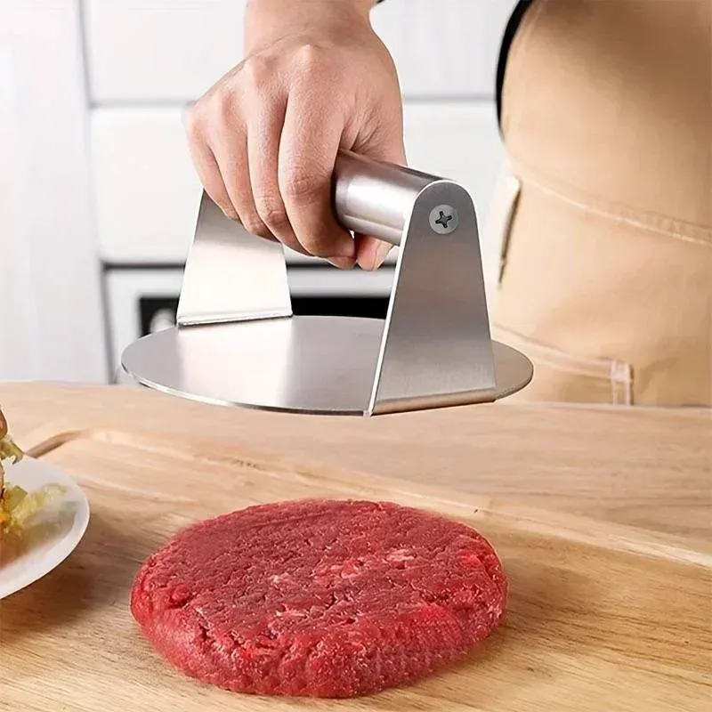 Heavy Duty Stainless Steel Smash Burger Press, Non-Stick Patty Maker Mold for BBQ Grilling, Professional Kitchen Tool for Restaurants and Home Cooks showcase 7