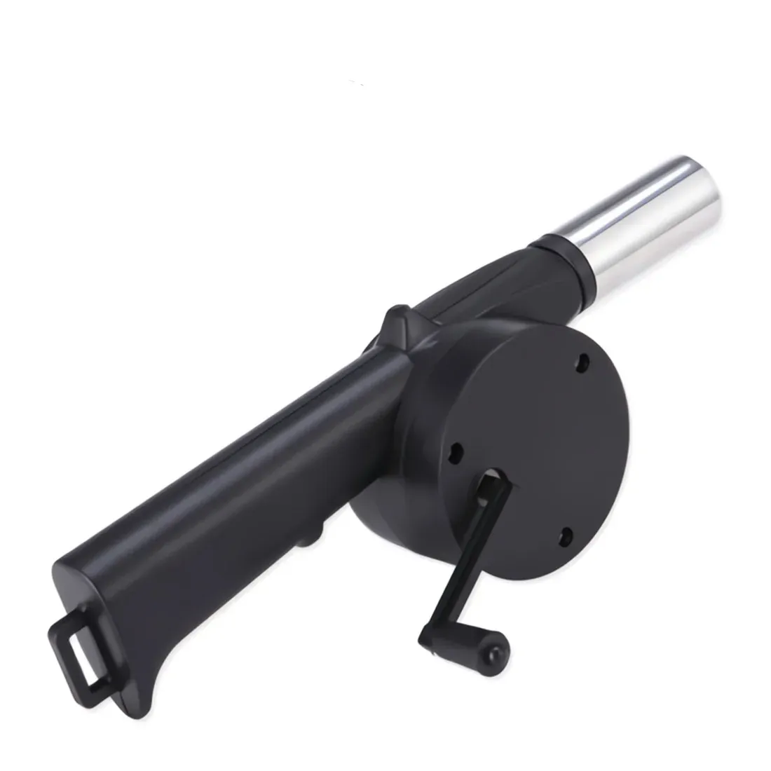Portable Hand-Crank Air Blower Fan for BBQ Grills, Camping, Picnics - Lightweight Plastic & Metal Design for Outdoor Cooking showcase 7