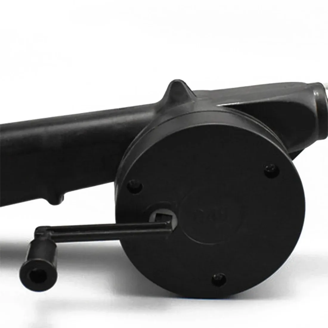Portable Hand-Crank Air Blower Fan for BBQ Grills, Camping, Picnics - Lightweight Plastic & Metal Design for Outdoor Cooking showcase 5