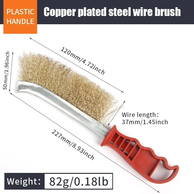 Heavy Duty Steel Wire BBQ Grill Brush with Wooden Handle - Rust Removal Roller Cleaner for Barbecue Grates, Polishing Tool for Stubborn Stains showcase 8