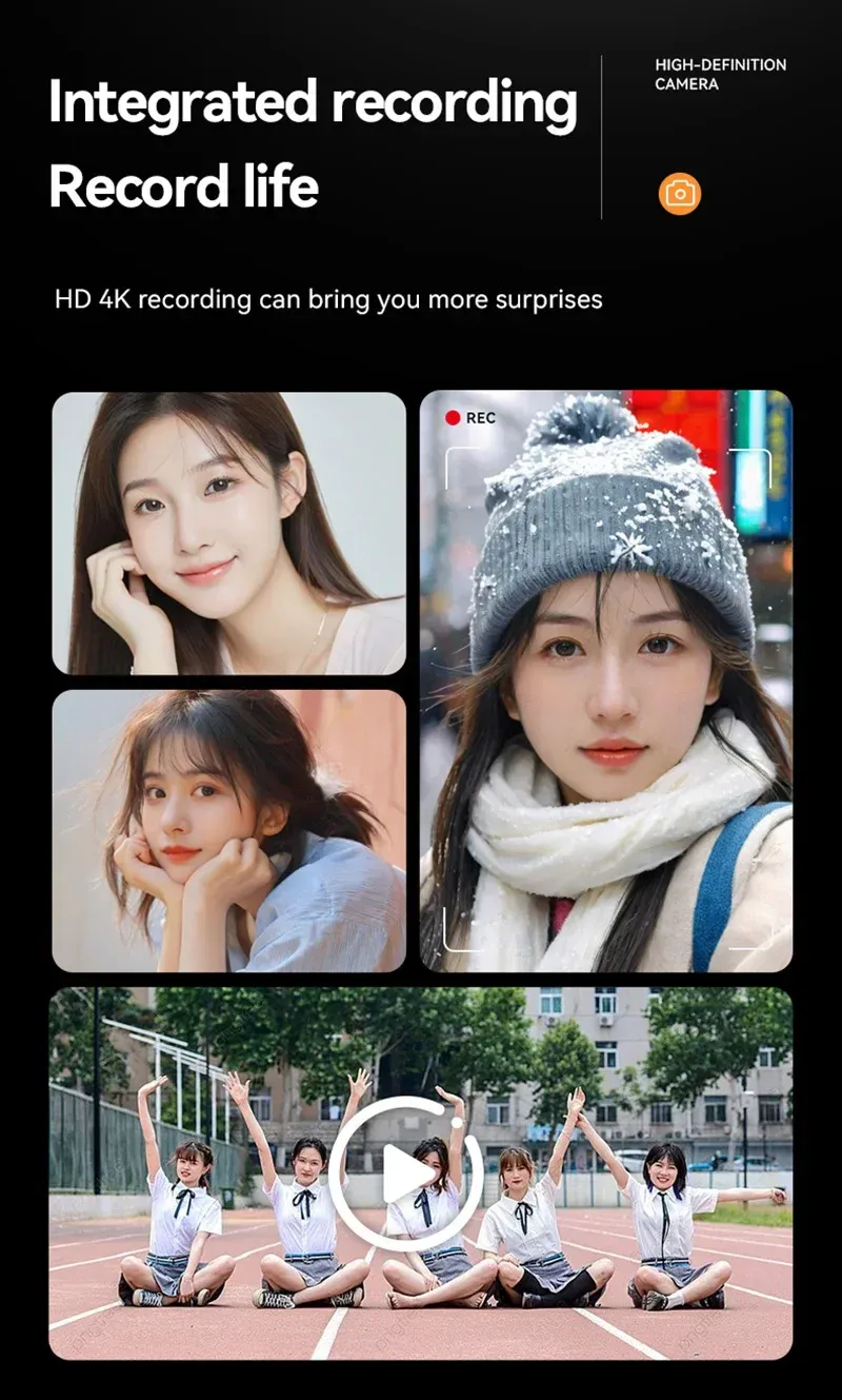 50MP 4K Digital Camera with 16X Zoom, Anti-Shake Video Recorder for Students, Outdoor Photography, and Vlogging showcase 5