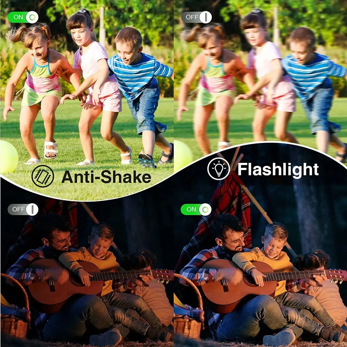HD 1080P Digital Camera for Kids & Girls, 44MP Compact 2.4" LCD Screen, 16x Zoom, Rechargeable, Includes 32GB Card & USB Cable - Portable Digit Camera showcase 9