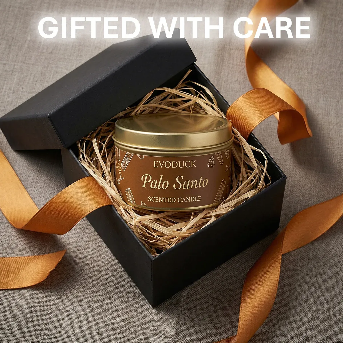 Premium Palo Santo Scented Candle for Home Meditation & Energy Cleansing, Natural Wood Aroma, Perfect Winter Gift for Women thumbnail 5