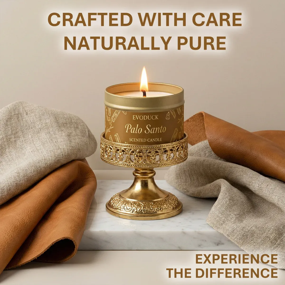 Premium Palo Santo Scented Candle for Home Meditation & Energy Cleansing, Natural Wood Aroma, Perfect Winter Gift for Women showcase 8