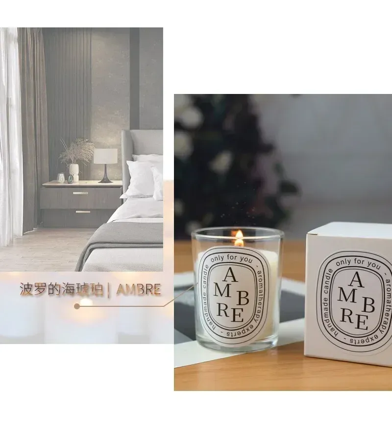 Romantic Scented Soy Wax Candle Jar - Luxury Aromatherapy Fragrance for Home Decor, Wedding Favors, and Guest Gifts showcase 10