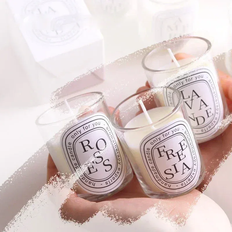 Romantic Scented Soy Wax Candle Jar - Luxury Aromatherapy Fragrance for Home Decor, Wedding Favors, and Guest Gifts thumbnail 4