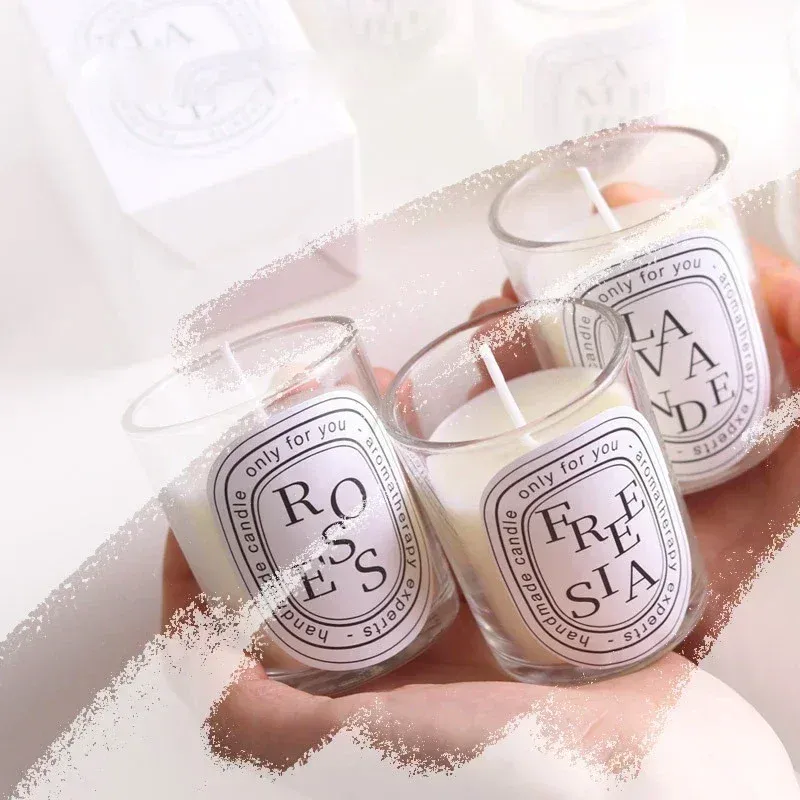 Romantic Scented Soy Wax Candle Jar - Luxury Aromatherapy Fragrance for Home Decor, Wedding Favors, and Guest Gifts showcase 3