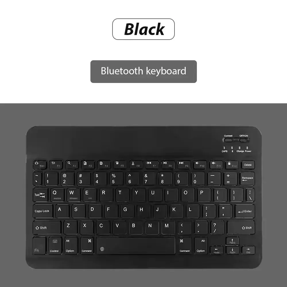 Universal Bluetooth Wireless Keyboard and Mouse Combo for Mobile Phone Tablet iPad - Ultra-Slim, Rechargeable, Portable with Stable Connection for iOS, Android, Windows, Mac OS thumbnail 2