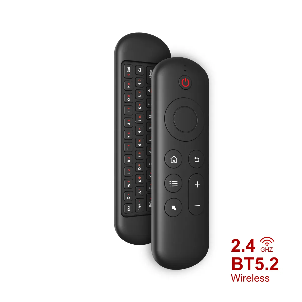 MRSVI M5 Wireless Air Mouse Remote with Backlit Gyroscope Keyboard, 7 Color Options, 2.4G & Bluetooth for Android TV Box, PC, Smart TV, HTPC showcase 3