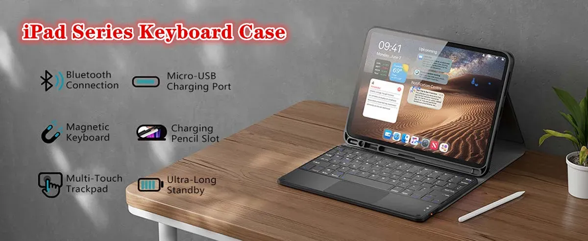 Universal 9-13 Inch Tablet Sleeve Bag Pouch for iPad Pro 11/12.9, Air 5/4, Mini 6, Samsung Galaxy Tab S8/S7 FE, Surface Go - Protective Carrying Case showcase 15