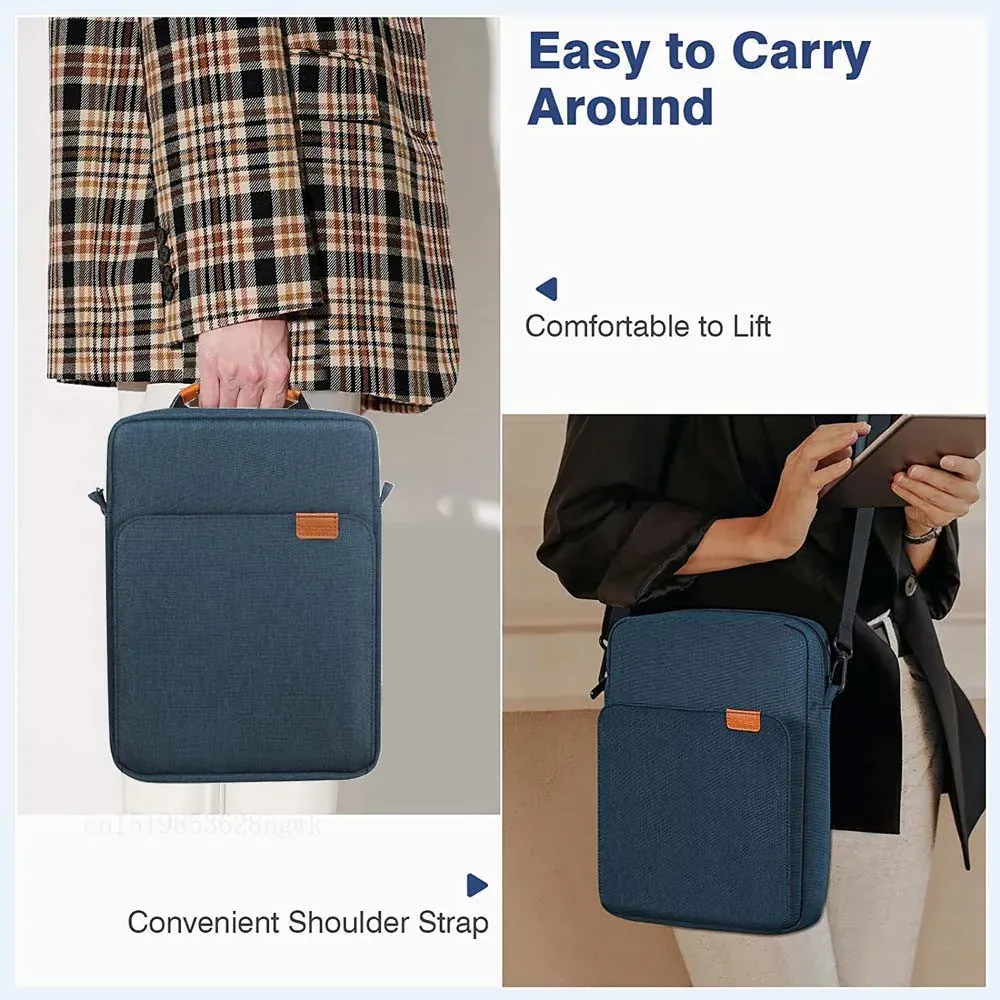 Universal 9-13 Inch Tablet Sleeve Bag Pouch for iPad Pro 11/12.9, Air 5/4, Mini 6, Samsung Galaxy Tab S8/S7 FE, Surface Go - Protective Carrying Case thumbnail 6