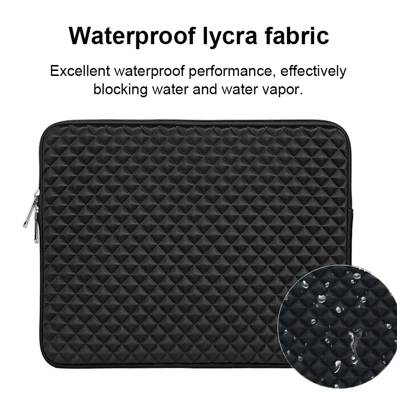 Waterproof Laptop Bag Sleeve Case for MacBook Air Pro Retina 11-15.6 inch, Ultrabook Notebook Protector Cover with Shockproof Sponge and Lycra Fabric showcase 3