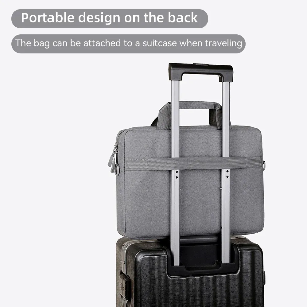 14-15.6 Inch Waterproof Laptop Sleeve Bag for MacBook Air Pro, Portable Notebook Case, Travel Carrying Handbag for Tablets and Computers showcase 8