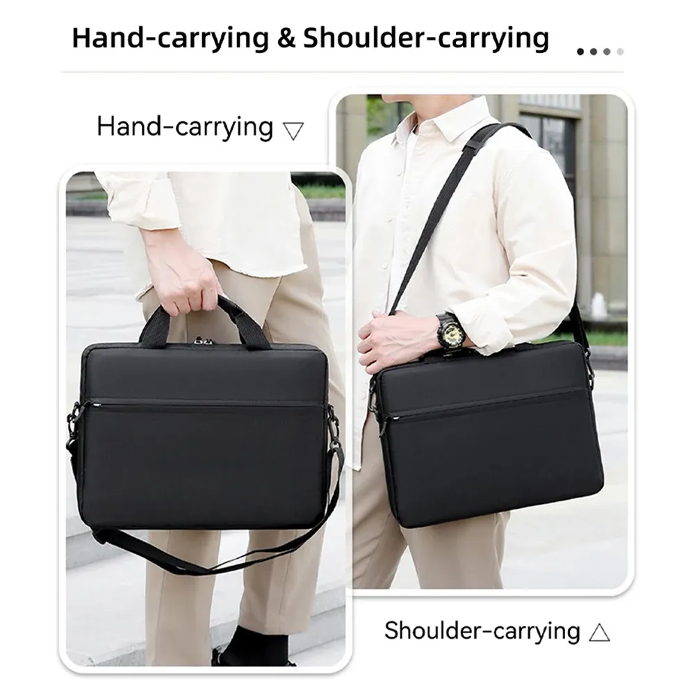 14-15.6 Inch Waterproof Laptop Sleeve Bag for MacBook Air Pro, Portable Notebook Case, Travel Carrying Handbag for Tablets and Computers showcase 2