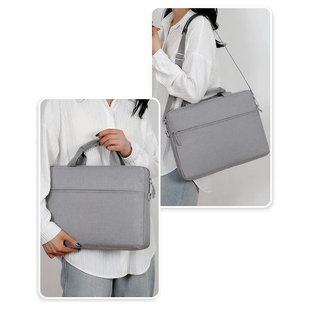 14-15.6 Inch Waterproof Laptop Sleeve Bag for MacBook Air Pro, Portable Notebook Case, Travel Carrying Handbag for Tablets and Computers showcase 12