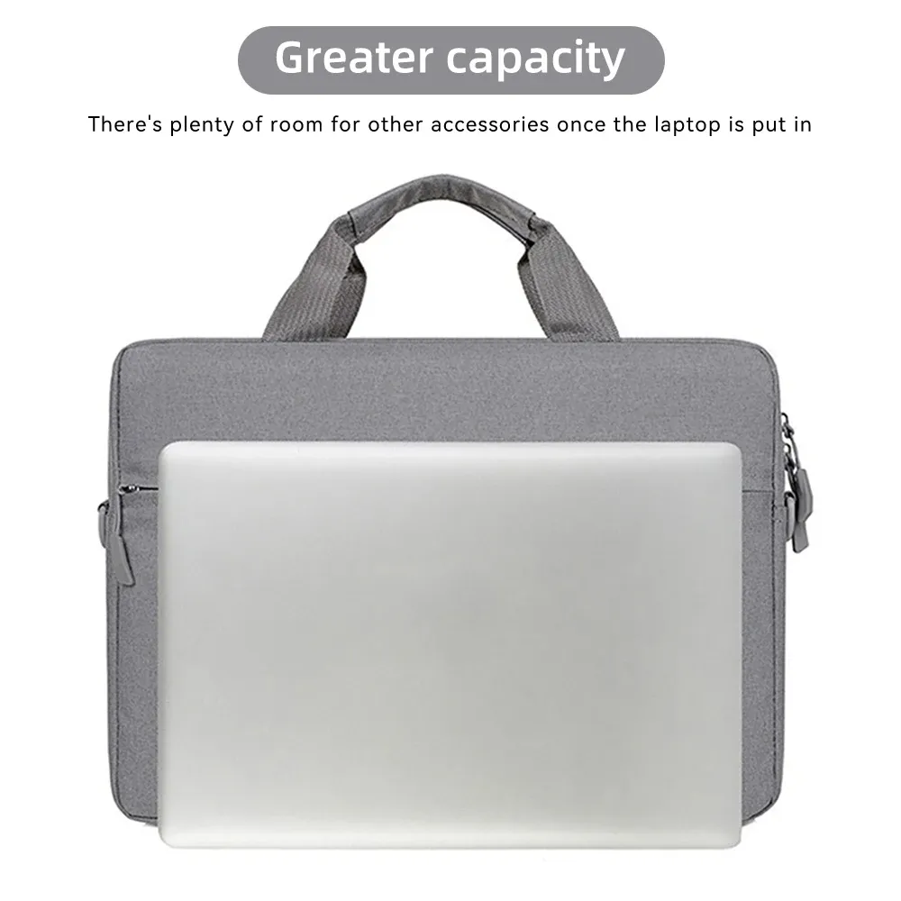 14-15.6 Inch Waterproof Laptop Sleeve Bag for MacBook Air Pro, Portable Notebook Case, Travel Carrying Handbag for Tablets and Computers showcase 4