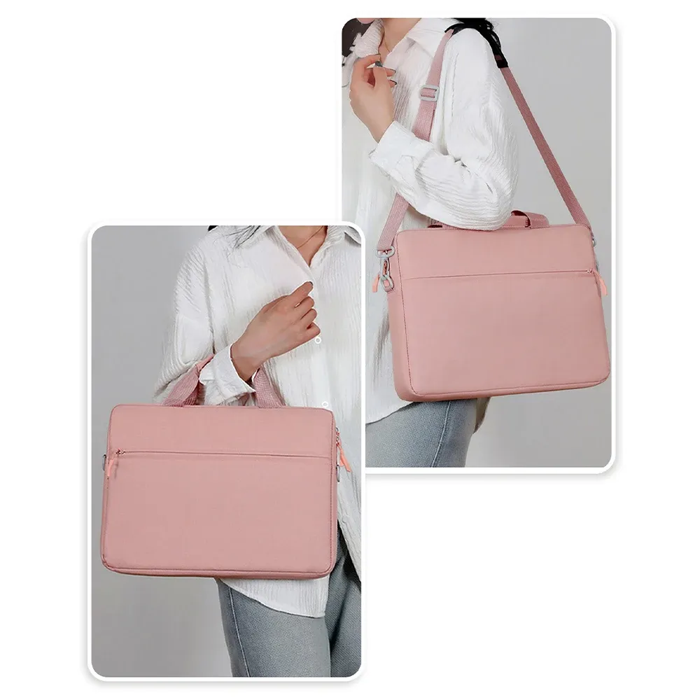 14-15.6 Inch Waterproof Laptop Sleeve Bag for MacBook Air Pro, Portable Notebook Case, Travel Carrying Handbag for Tablets and Computers showcase 11