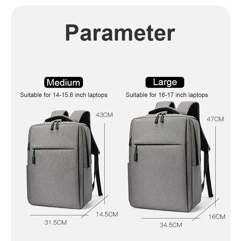 Large Capacity 17.3 Inch Laptop Backpack for Men, Waterproof Travel Bag with Multiple Pockets, Ideal for 15.6 and 17.3 inch Laptops, Durable and Stylish for Daily Commute or Travel thumbnail 4
