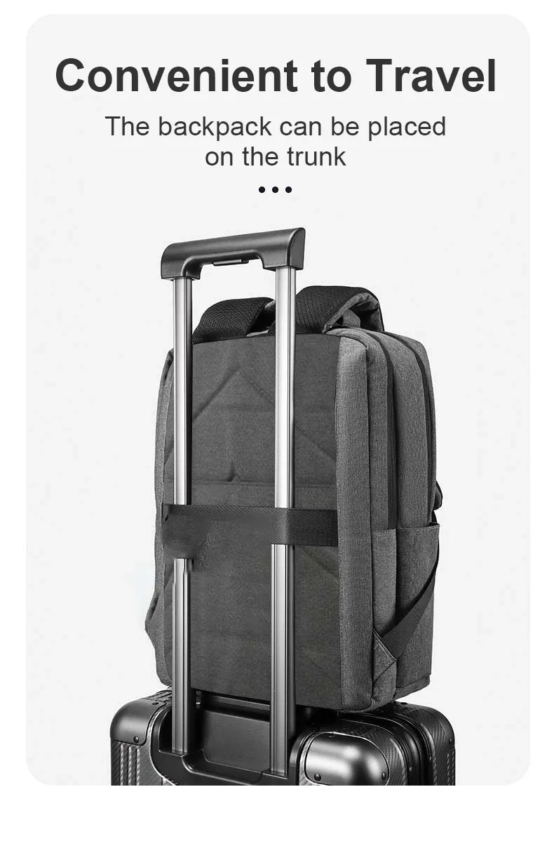 Large Capacity 17.3 Inch Laptop Backpack for Men, Waterproof Travel Bag with Multiple Pockets, Ideal for 15.6 and 17.3 inch Laptops, Durable and Stylish for Daily Commute or Travel showcase 4