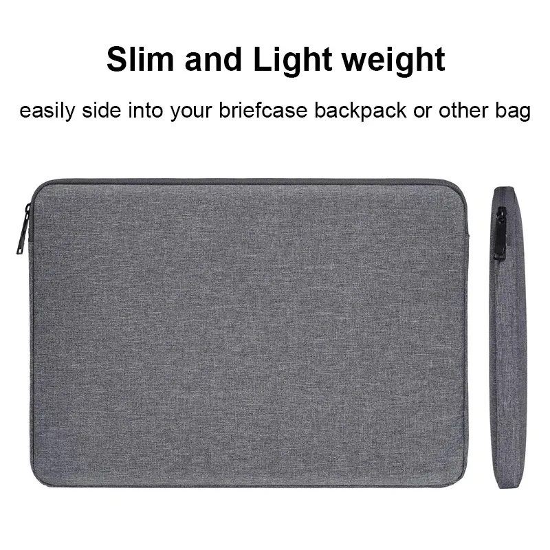Waterproof Portable Laptop Sleeve Bag for 11-15.6 Inch Macbooks & Laptops - Shockproof, Anti-Scratch, Slim Design for Daily Use showcase 5