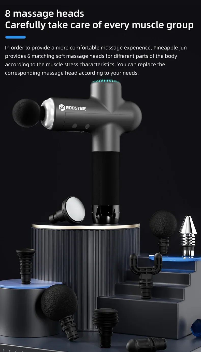 Professional Deep Tissue Percussion Massage Gun for Muscle Relaxation, Smart Electric Fascia Gun with 7.4V Battery, Ideal for Fitness Recovery and Body Massage showcase 7