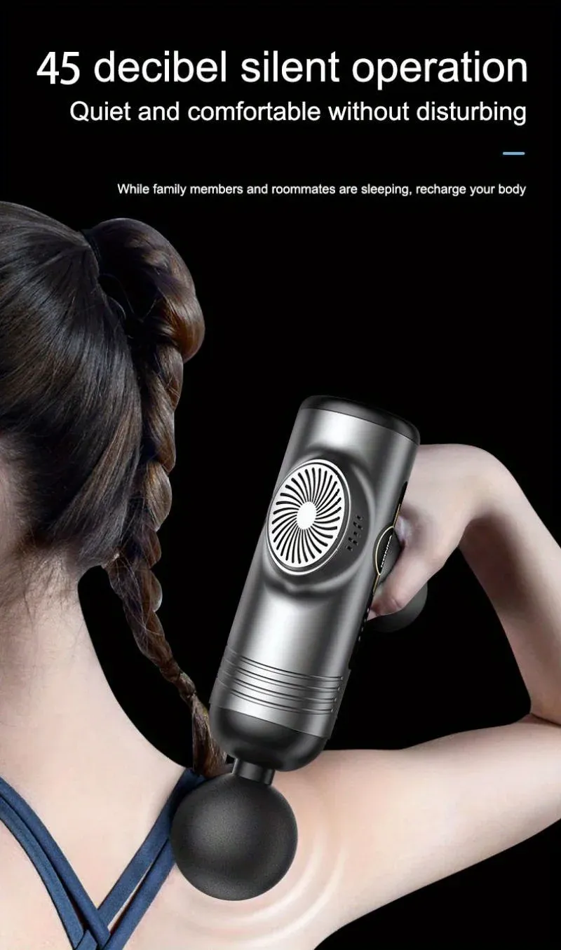 Professional Muscle Massage Gun for Deep Tissue Relief - 80mm Powerful Motor, 16mm Deep Massage, 4 Heads, Smart AI Chip for Fitness & Recovery showcase 20