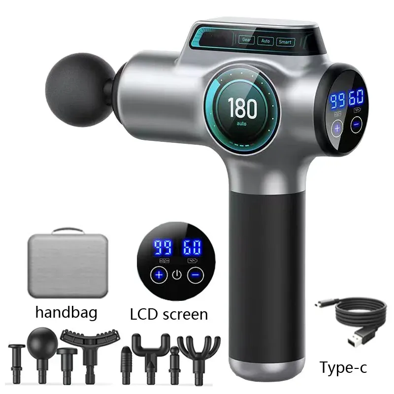 Professional Muscle Massage Gun for Deep Tissue Relief - 80mm Powerful Motor, 16mm Deep Massage, 4 Heads, Smart AI Chip for Fitness & Recovery showcase 13