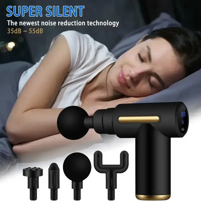 Portable Mini Muscle Massage Gun - Deep Tissue Percussion Massager for Body, Back, Neck, Leg Pain Relief - Handheld Electric Massager for Athletes & Fitness thumbnail 3