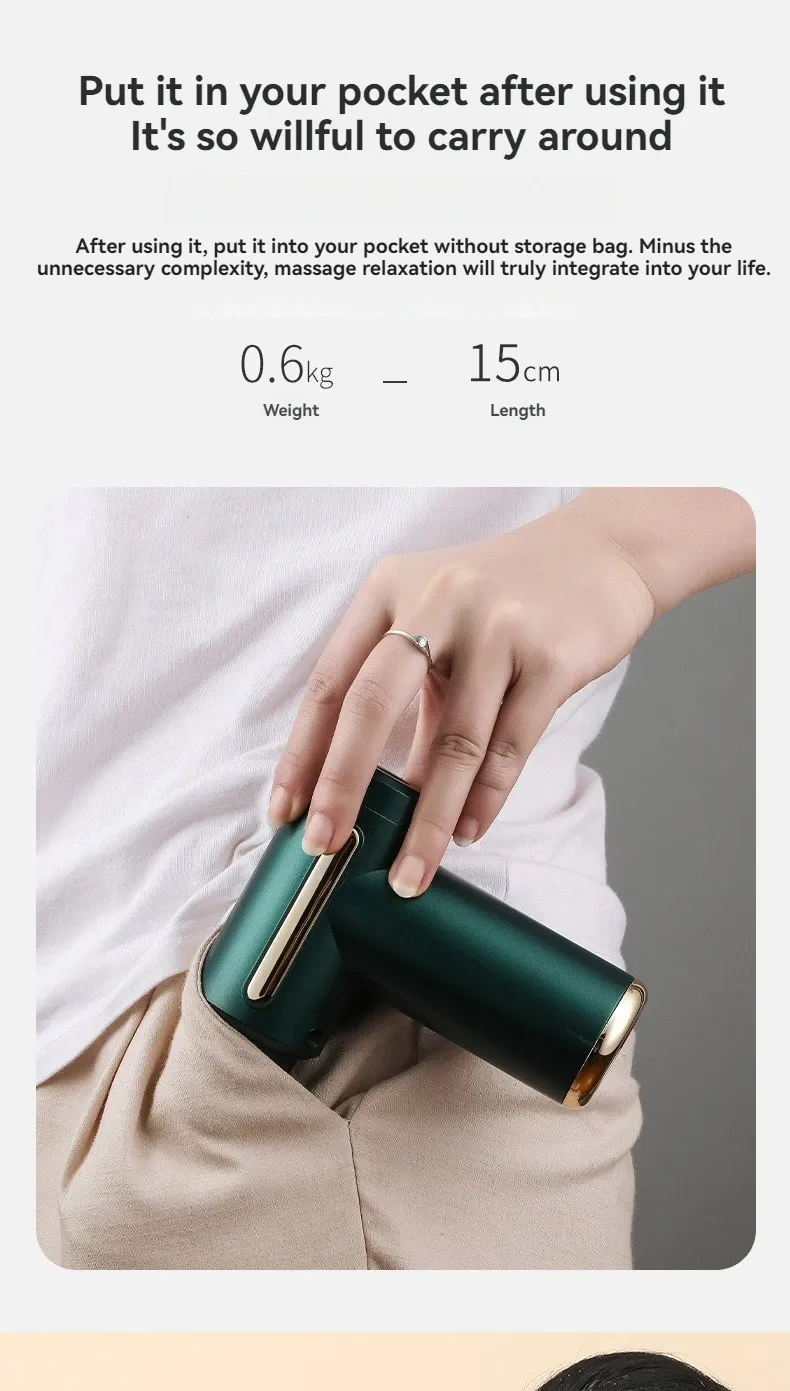 Portable Mini Muscle Massage Gun - Deep Tissue Percussion Massager for Body, Back, Neck, Leg Pain Relief - Handheld Electric Massager for Athletes & Fitness showcase 5