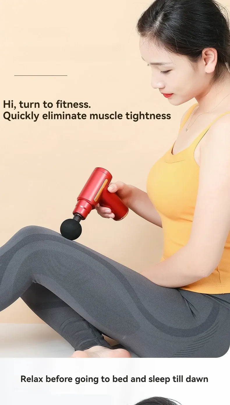 Portable Mini Muscle Massage Gun - Deep Tissue Percussion Massager for Body, Back, Neck, Leg Pain Relief - Handheld Electric Massager for Athletes & Fitness showcase 6