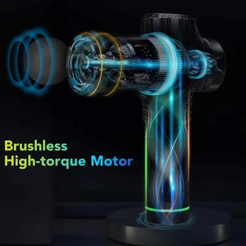 Phoenix A2 Deep Tissue Massage Gun for Muscle Relaxation, Pain Relief, and Dynamic Therapy - Includes 4 Heads, 20 Speed Settings, 2500mAh Battery, 1kg Lightweight Design showcase 19