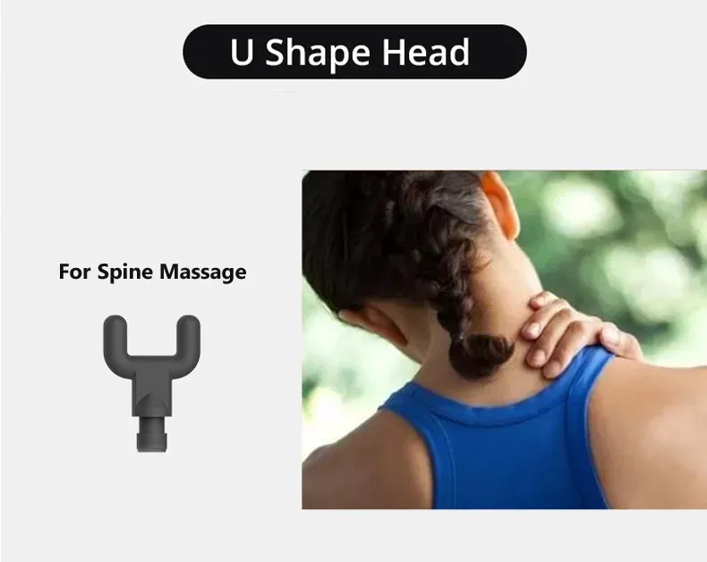 Phoenix A2 Deep Tissue Massage Gun for Muscle Relaxation, Pain Relief, and Dynamic Therapy - Includes 4 Heads, 20 Speed Settings, 2500mAh Battery, 1kg Lightweight Design showcase 8
