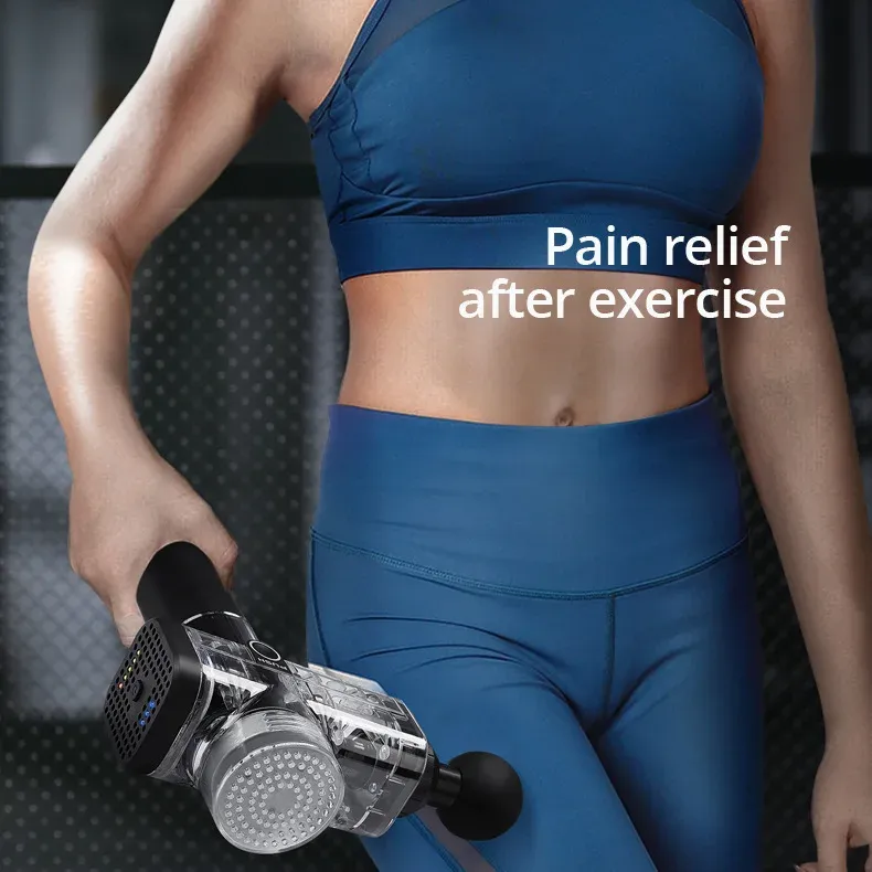 Phoenix A2 Deep Tissue Massage Gun for Muscle Relaxation, Pain Relief, and Dynamic Therapy - Includes 4 Heads, 20 Speed Settings, 2500mAh Battery, 1kg Lightweight Design showcase 10