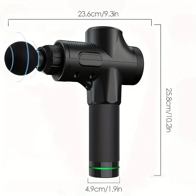 Electric Deep Tissue Massage Gun for Muscle Relaxation - Portable Percussion Massager for Neck, Back, Shoulder Pain Relief - Fitness Fascial Tool showcase 11