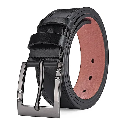Genuine Leather Men's Belt - High Quality Cowskin Casual Jeans Belt with Business Buckle, Designer Waistband for Fashionable Men - 2024 New Style