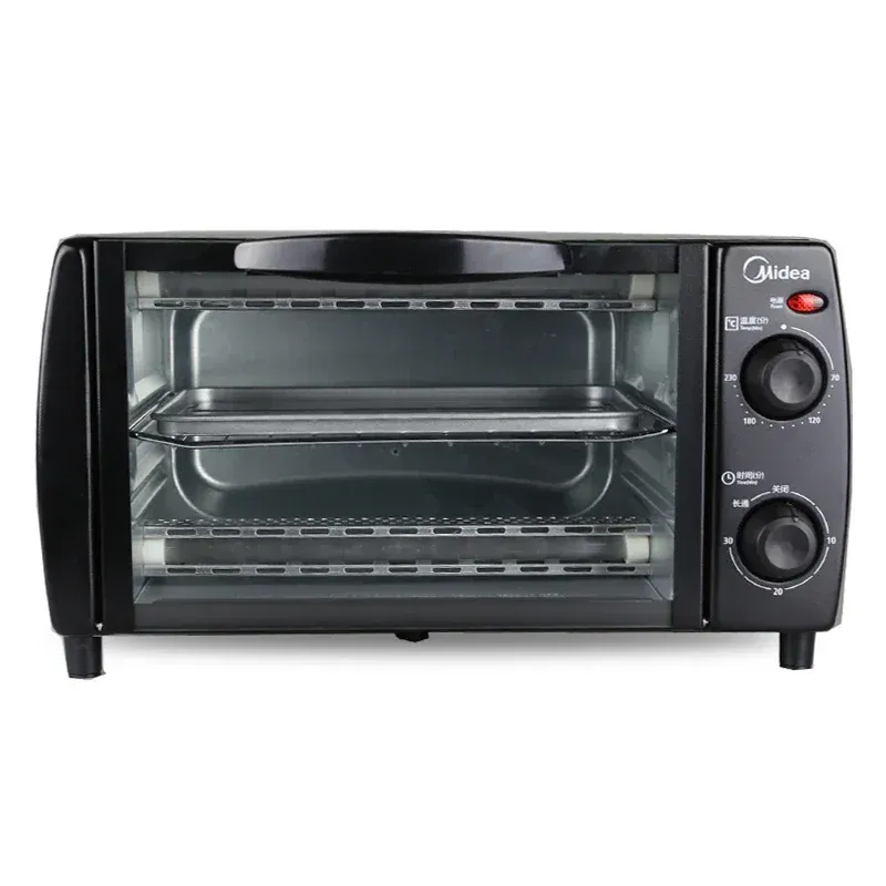 Multifunctional Mini Electric Oven for Home Baking - Compact Kitchen Appliance with Independent Temperature Control for Cakes & More thumbnail 1