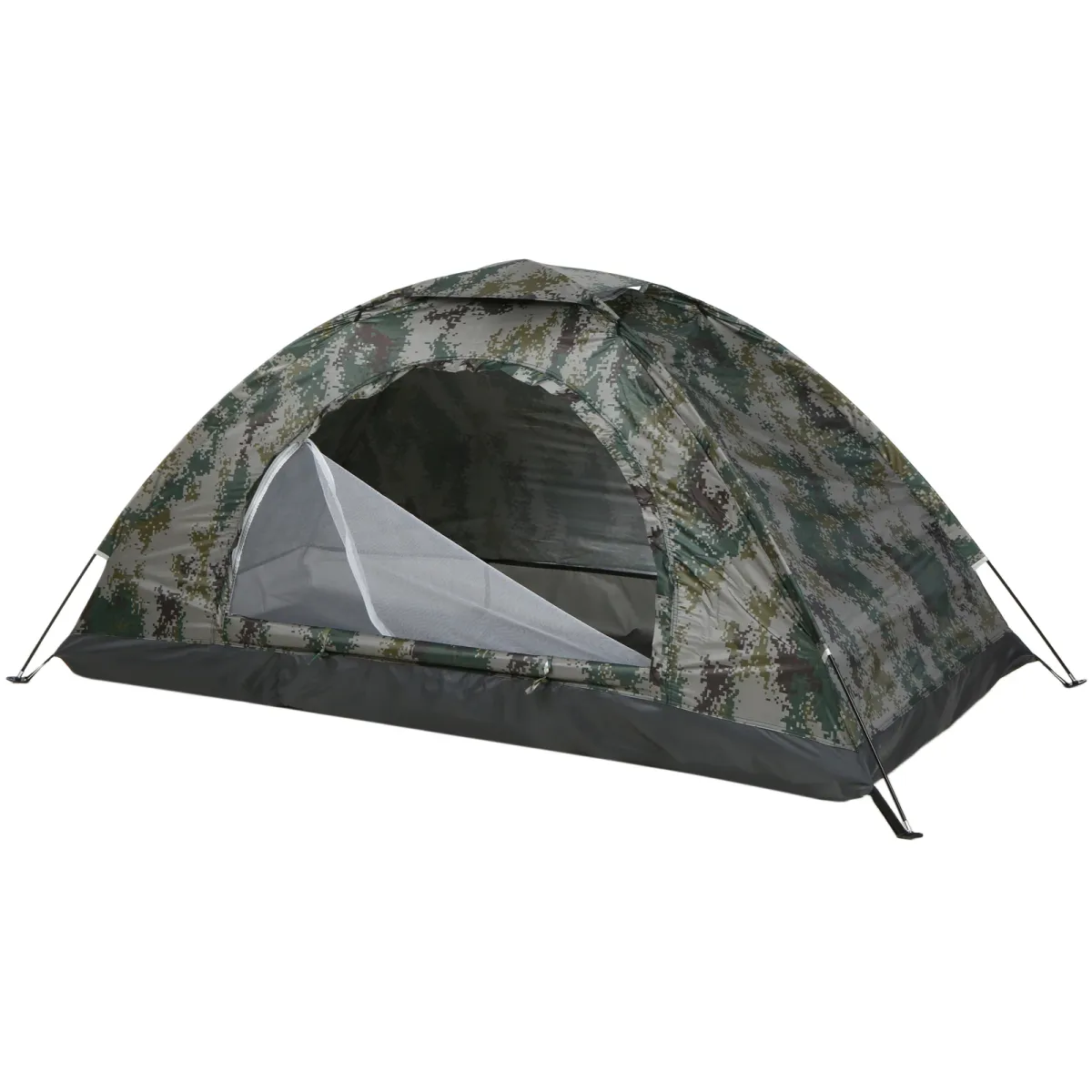 Tomshoo Ultralight 1-2 Person Camping Tent, Portable Single Layer Hiking Tent with UV Protection UPF 30+, Anti-UV Coating, Mesh Ventilation, and Carry Bag for Outdoor Beach Fishing Adventures showcase 3