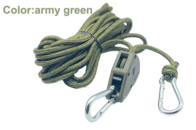 6pcs Reflective Camping Tent Rope with Pulley Tensioner - 5m 4mm Durable Polyester for Outdoor Tents, Awnings, and Gear Tie-Downs showcase 12