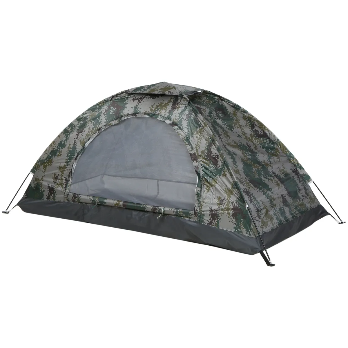Tomshoo Ultralight 1-2 Person Camping Tent, Single Layer Portable Hiking Tent with Anti-UV Coating UPF 30+, Mesh Ventilation, Fiberglass Poles, Ideal for Outdoor Beach Fishing Adventures showcase 4