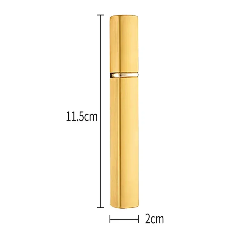 12ml Mini Refillable Perfume Atomizer Spray Bottle - Travel Pocket Jars Holder for Men & Women, Rechargeable Empty Glass Perfumer with Aluminum & PP Casing thumbnail 5