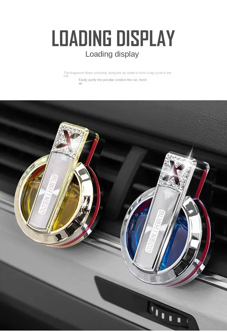 Elegant Car Perfume Air Freshener for Women, Long-Lasting Auto Vent Aromatherapy, High-End Scented Diffuser, Premium Car Interior Accessory Gift showcase 15