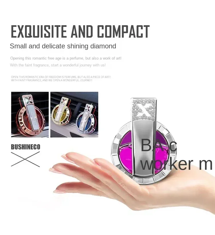 Elegant Car Perfume Air Freshener for Women, Long-Lasting Auto Vent Aromatherapy, High-End Scented Diffuser, Premium Car Interior Accessory Gift showcase 4