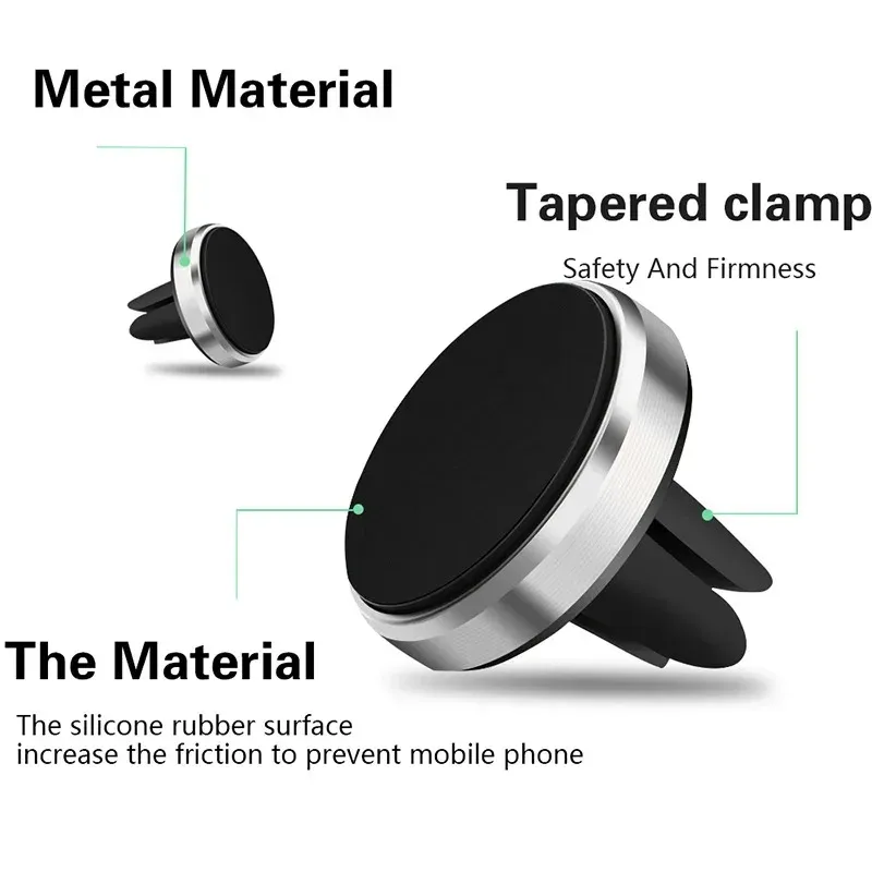Universal Magnetic Car Phone Holder Mount for Air Vent - Secure & Stable Stand for iPhone, Samsung, and All Smartphones showcase 4