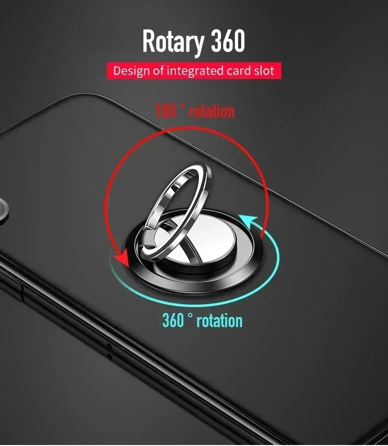 Universal Mini Finger Ring Holder Stand Grip 360 Rotating for Mobile Phone with Car Magnetic Mount Back Sticker Pad Bracket showcase 7
