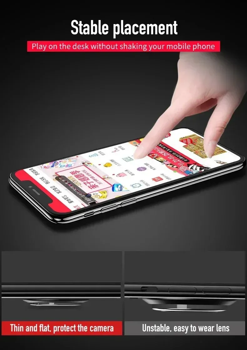 Universal Mini Finger Ring Holder Stand Grip 360 Rotating for Mobile Phone with Car Magnetic Mount Back Sticker Pad Bracket showcase 8