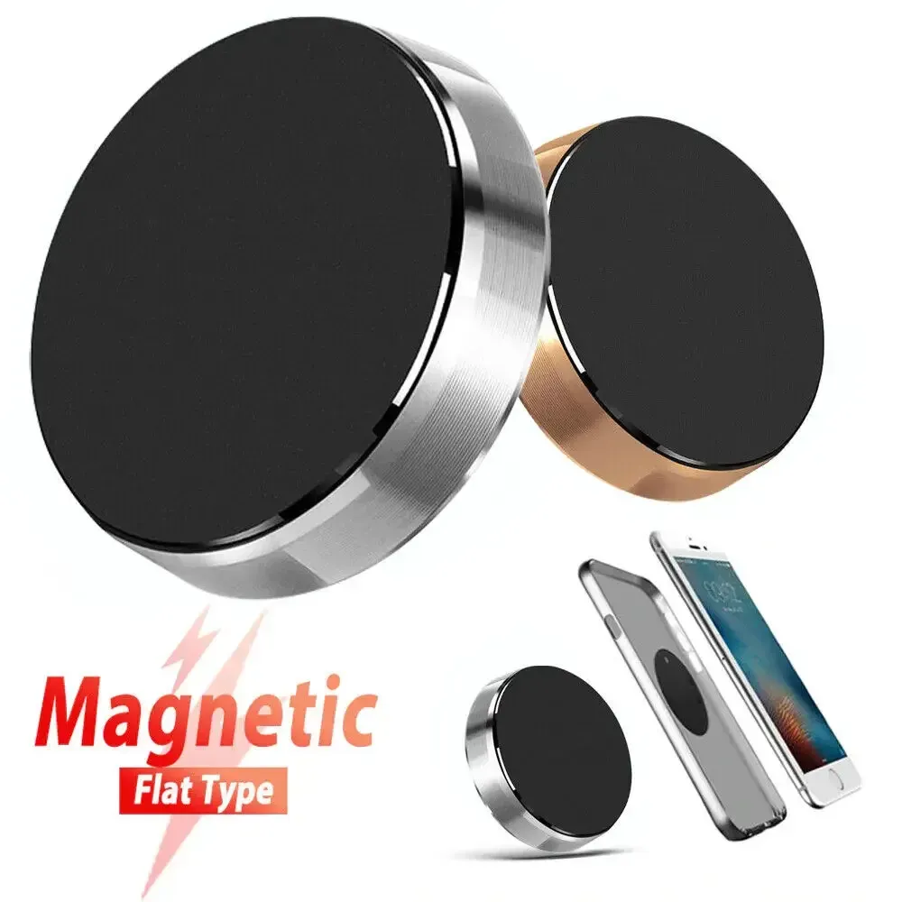 Universal Magnetic Car Phone Holder Mount - 360° Rotatable or Fixed Stand for iPhone, Samsung, Huawei - Dashboard & Wall Sticker thumbnail 2